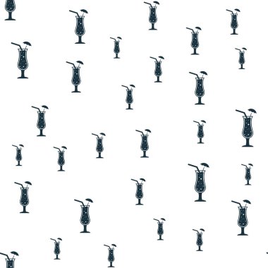 Kokteyl Dikişsiz desen kapak. Kokteyl simgesi yaratıcı tasarım. Duvar kağıdı, web tasarım, tekstil, baskı ve UI ve Ux kullanımı.