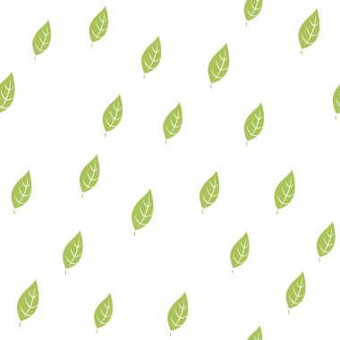 Yaprak Dikişsiz desen kapak. Yaprak simgesi yaratıcı tasarım. Duvar kağıdı, web tasarım, tekstil, baskı ve UI ve Ux kullanımı.