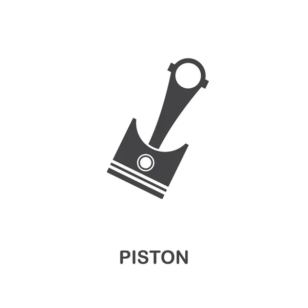 Piston creative icon. Simple element illustration. Piston concept symbol design from car parts collection. Can be used for web, mobile, web design, apps, software, print. — Stock Photo, Image