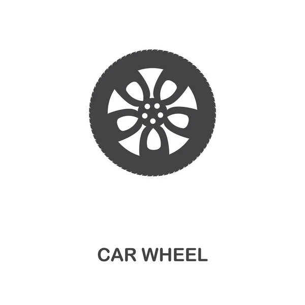 Car Wheel creative icon. Simple element illustration. Car Wheel concept symbol design from car parts collection. Can be used for web, mobile, web design, apps, software, print. — Stock Photo, Image
