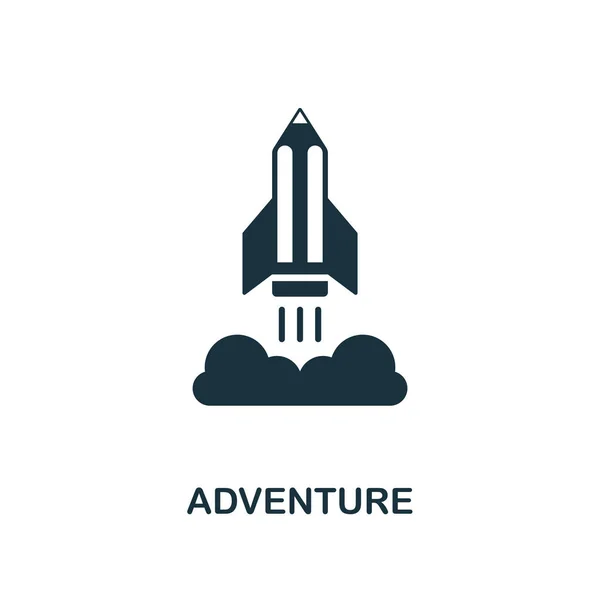 Adventure creative icon. Simple element illustration. Adventure concept symbol design from online education collection. Objects for mobile, web design, apps, software, print.
