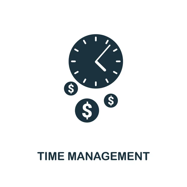 Creative icon Time Management. Простая иллюстрация элемента. Дизайн символа Time Management из коллекции интернет-маркетинга. Для использования в веб-дизайне, приложениях, программном обеспечении, печати . — стоковое фото