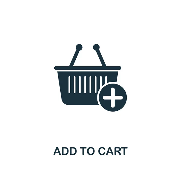 Add To Cart creative icon. Simple element illustration. Add To Cart concept symbol design from online marketing collection. For using in web design, apps, software, print. — Stock Photo, Image