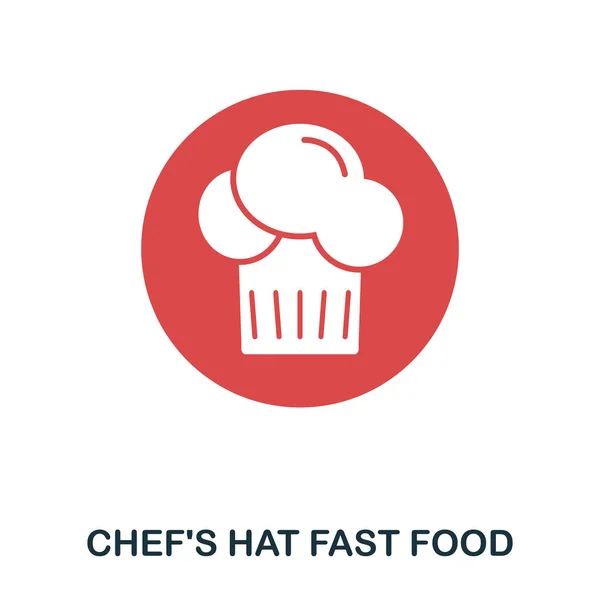 Chef Hat Icono Aplicaciones Móviles Impresión Más Uso Elemento Simple — Archivo Imágenes Vectoriales