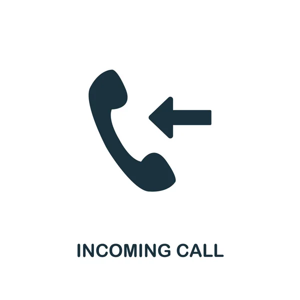 Incoming Call Icône Créative Illustration Élément Simple Incoming Call Concept — Image vectorielle