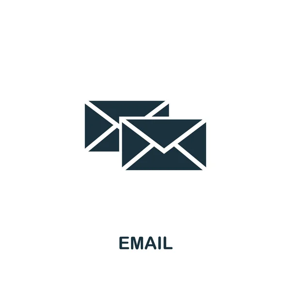 Mail Kreatives Symbol Einfache Elementillustration Mail Konzept Symboldesign Aus Kontaktieren — Stockvektor