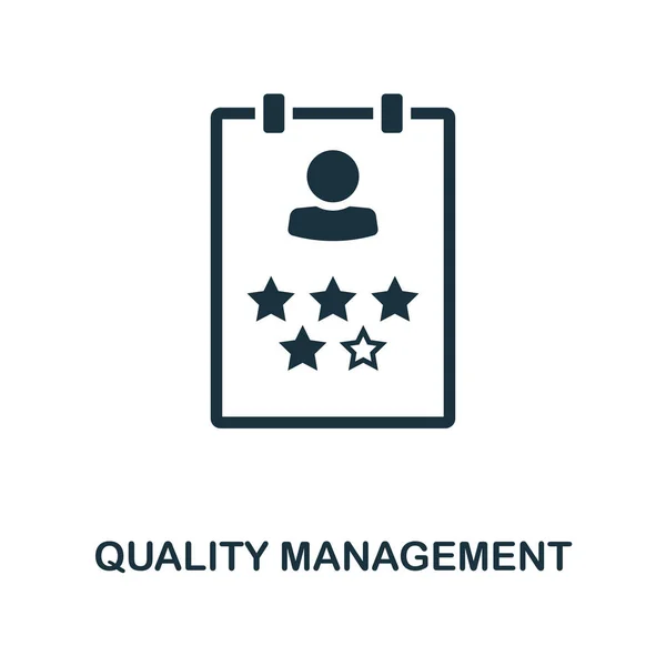 Quality Management creative icon. Simple element illustration. Quality Management concept symbol design from human resources collection. Can be used for web, mobile apps, software, print