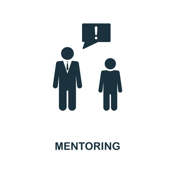 Mentoring Δημιουργική Εικονίδιο Εικονογράφηση Απλό Στοιχείο Καθοδήγησης Προμελέτη Σύμβολο Από — Διανυσματικό Αρχείο