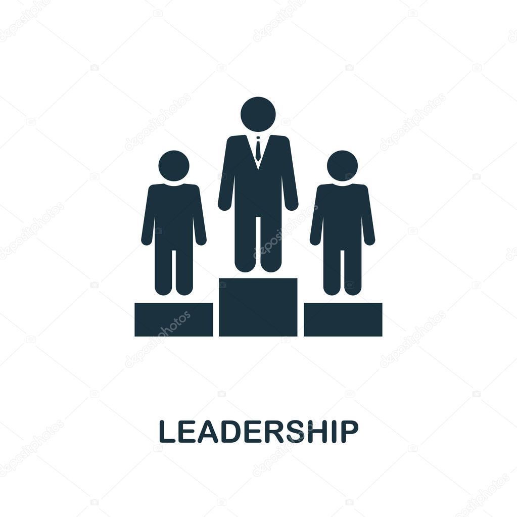 Leadership creative icon. Simple element illustration. Leadership concept symbol design from human resources collection. Can be used for web, mobile and print. web design, apps, software, print.