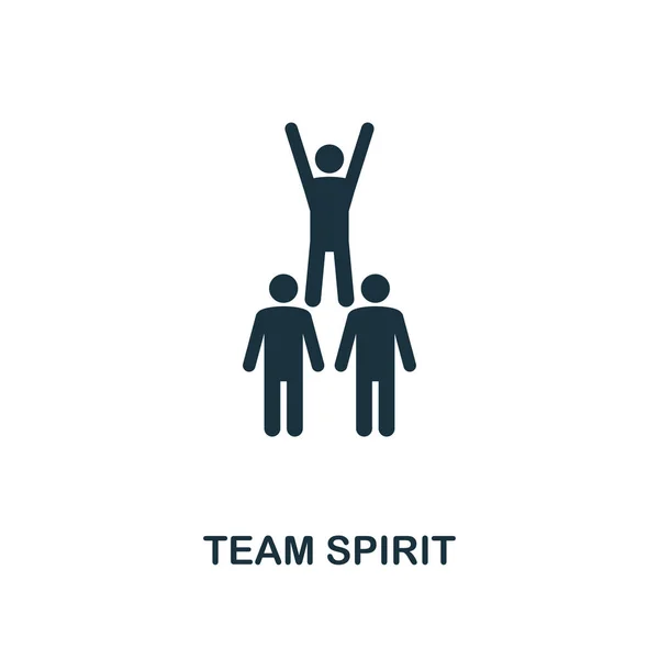 Icône Créative Team Spirit Illustration Élément Simple Team Spirit Concept — Image vectorielle