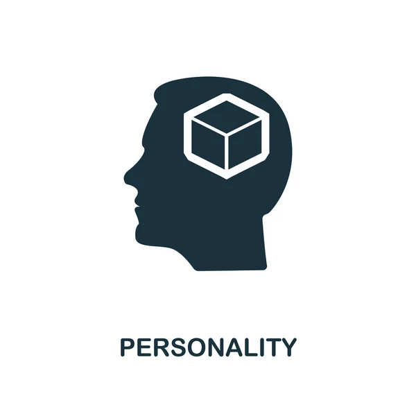 Kreativa Personlighet Ikonen Enkelt Element Illustration Personlighet Konceptdesign Symbol Från — Stock vektor