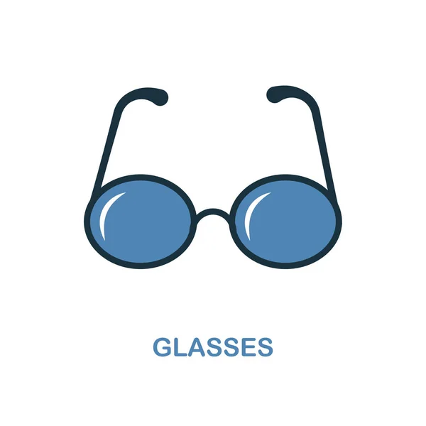 Icono de gafas. Ilustración de elementos simples. Gafas pixel diseño icono perfecto de la colección de educación. Uso para diseño web, aplicaciones, software, impresión . —  Fotos de Stock