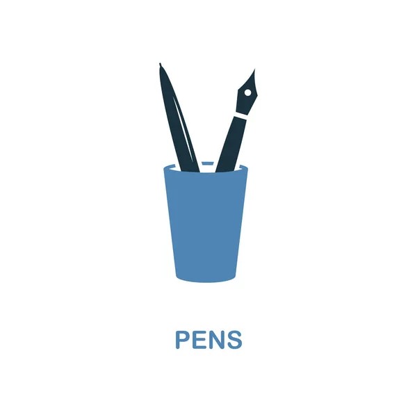 Значок ручки. Простая иллюстрация элемента. Ручки идеально подходят для иконописи из образовательной коллекции. Использование для веб-дизайна, приложений, программного обеспечения, печати . — стоковый вектор