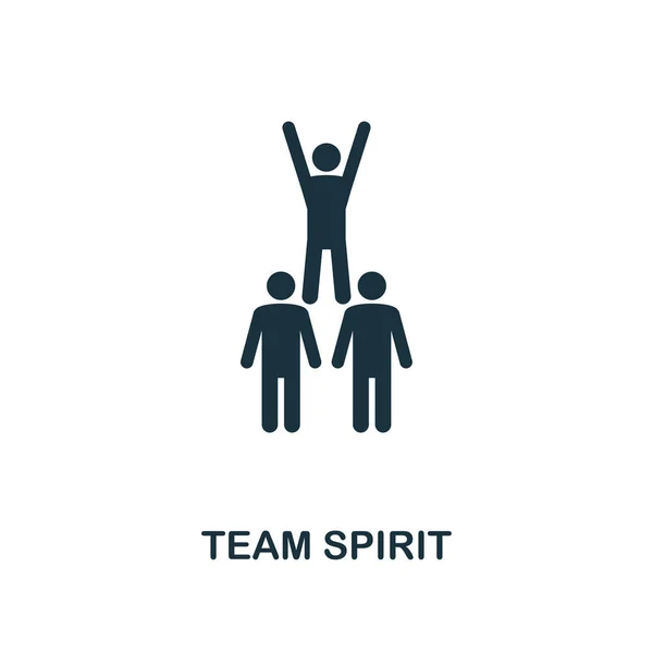 Icono creativo de Team Spirit. Ilustración de elementos simples. Diseño de símbolo de concepto Team Spirit de la colección de habilidades blandas. Perfecto para diseño web, aplicaciones, software, impresión . —  Fotos de Stock