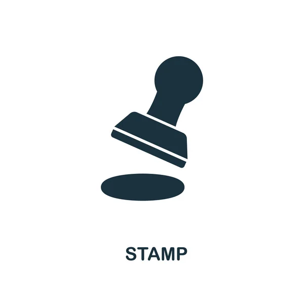 Briefmarkensymbol. Linie Stil-Icon-Design aus der persönlichen Finanz-Icon-Sammlung. ui. Piktogramm des Briefmarkensymbols. einsatzbereit in Webdesign, Apps, Software, Print. — Stockvektor