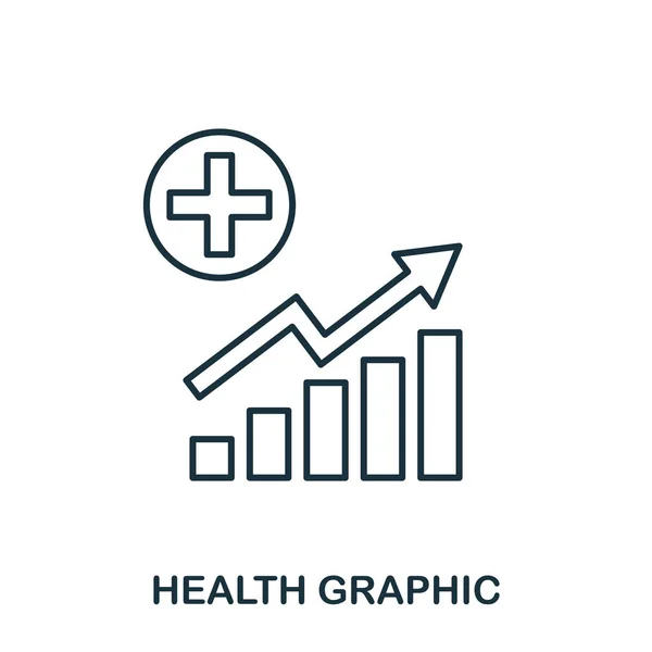 Увеличение здоровья Графический значок. Мобильные приложения, печать и многое другое. Простой элемент поет. Монохромный инскрез здоровья Графическая иконка . — стоковое фото