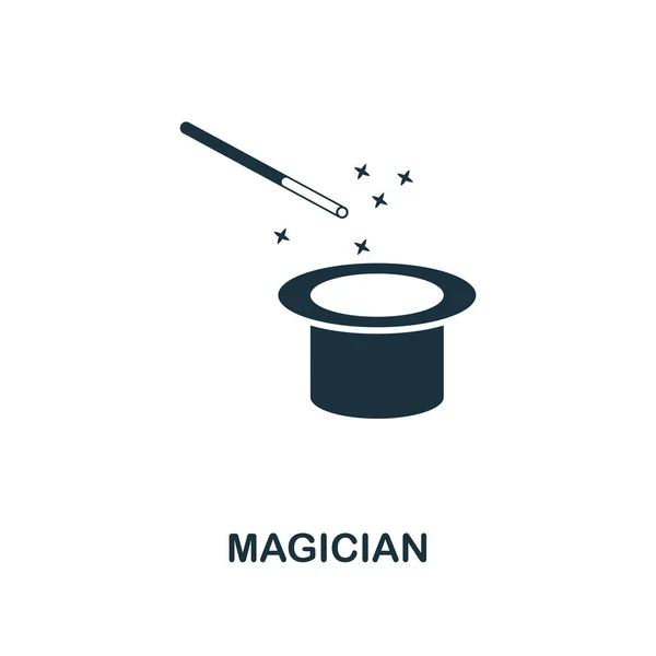 Magician creative icon. Simple element illustration. Magician concept symbol design from party icon collection. Perfect for web design, apps, software, print. — Stock Photo, Image