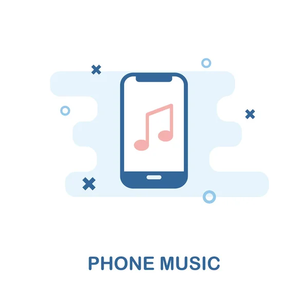 Telefon müzik simgesi. Basit öğe örnek. Müzik pixel mükemmel simgesi tasarım cep telefonu koleksiyonundan telefon. Web tasarım, apps, yazılım, yazdırma için kullanma. — Stok fotoğraf