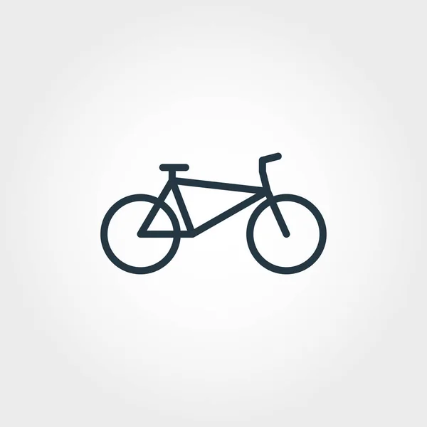 Icono de bicicleta. Ilustración de elementos simples. Bicicleta píxel diseño icono perfecto de la colección de transporte. Uso para diseño web, aplicaciones, software, impresión . — Foto de Stock