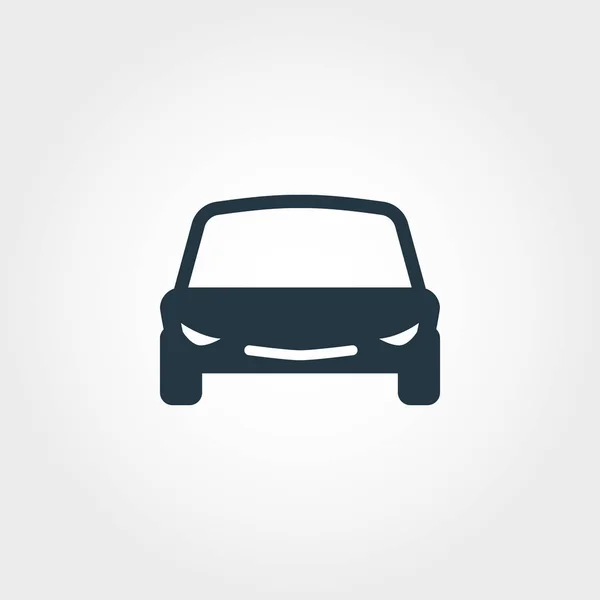 Car icon. Simple element illustration. Car pixel perfect icon design from transport collection. Using for web design, apps, software, print. — Stock Vector