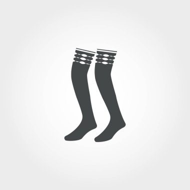 Çorap simgesi. Piksel mükemmel. Web tasarım, apps, yazılım, yazdırma için kullanma. Çorap simgesi tasarım kıyafetler koleksiyonundan.