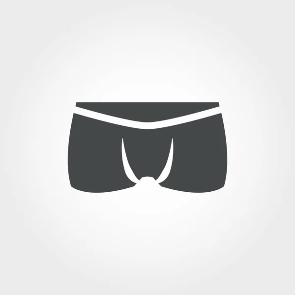Unterhosensymbol. Pixel perfekt. Verwendung für Webdesign, Apps, Software, Druck. Design der Unterhosen-Ikone aus der Kleidersammlung. — Stockvektor
