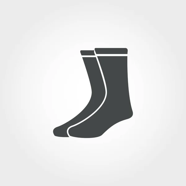 Ponožky ikonu. Pixel perfect. Použití pro webdesign, aplikace, software, tisk. Ponožky ikony designu z kolekce oblečení. — Stockový vektor