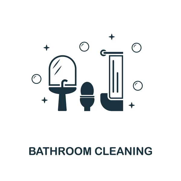 Bathroom Cleaning icon. Line style icon design from cleaning icon collection. UI. Illustration of bathroom cleaning icon. Ready to use in web design, apps, software, print. — Stock Photo, Image