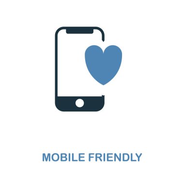 Cep en iyi duruma getirme simgesi. 2 basit öğe çizimde tasarım renkleri. Cep en iyi duruma getirme simgesini işaret seo koleksiyonundan. Web tasarımı için mükemmel, apps, yazılım, yazdırma. 
