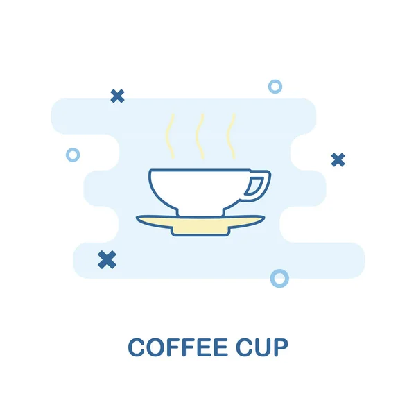 Coffee Cup creative icon in color. Simple element illustration. Coffee Cup concept symbol design from Bar and Restaurant collection. Perfect for web design, apps, software, print. — Stock Photo, Image