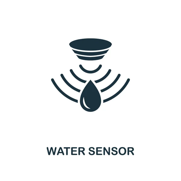 Icono del sensor de agua. Diseño de estilo monocromático de la colección de iconos de sensores. UI y UX. Pixel icono del sensor de agua perfecto. Para diseño web, aplicaciones, software, uso de impresión . — Vector de stock