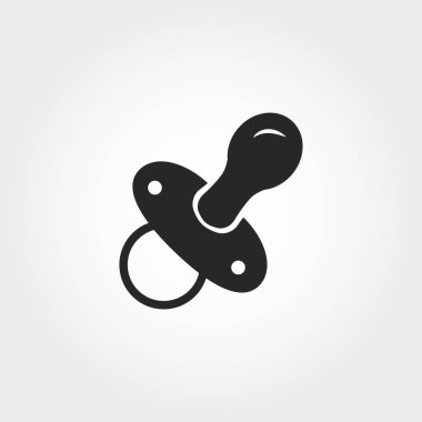 Meme ucu simgesi. Tek renkli stil tasarım bebek şeyler simgesi koleksiyonundan. UI. Piksel mükemmel basit piktogram meme simgesi. Web Tasarım, apps, yazılım, yazdırma kullanımı.