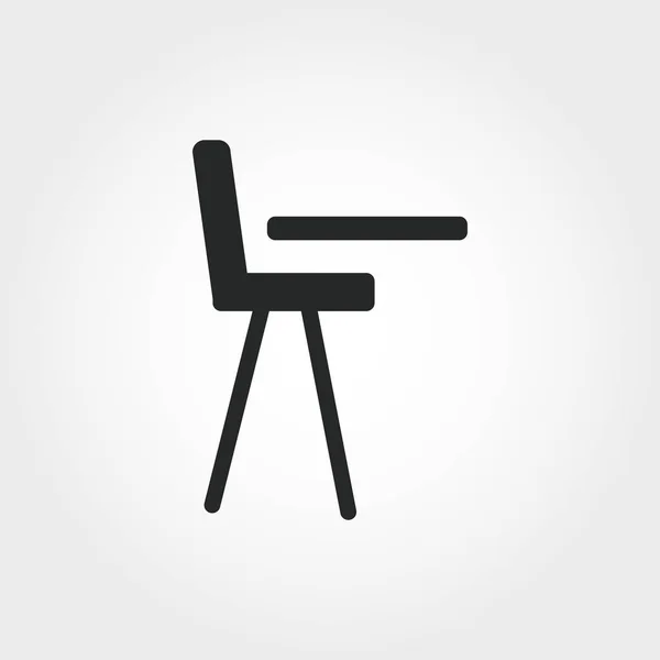 Child Chair icon. Monochrome style design from baby things icon collection. UI. Pixel perfect simple pictogram child chair icon. Web design, apps, software, print usage. — Stock Photo, Image