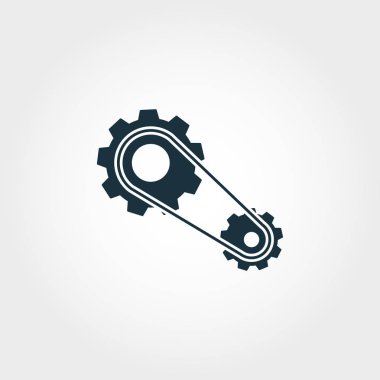 Motoru simgesini. Premium Kalite eleman illüstrasyon araba parçaları koleksiyonundan. Motor tek renkli simge. Web tasarım, apps ve baskı için mükemmel.