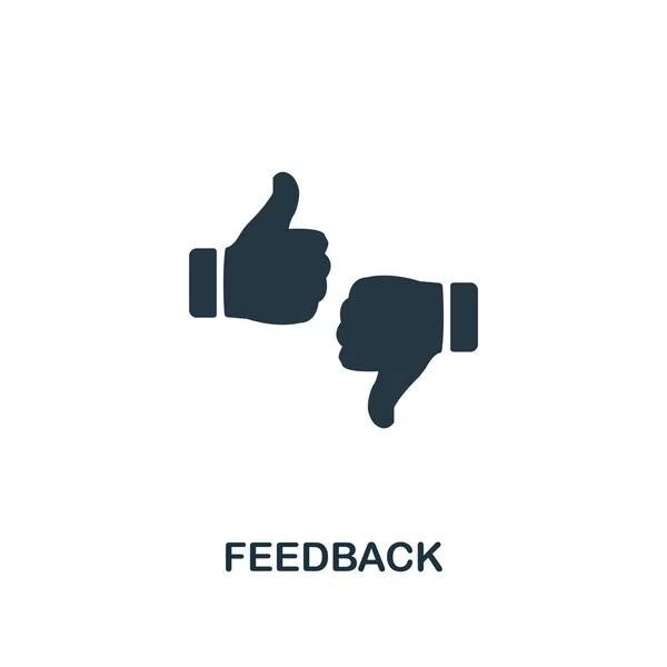 Feedback icon. Premium style design from crowdfunding icon collection. UI and UX. Pixel perfect feedback icon. For web design, apps, software, print usage. — Stock Photo, Image