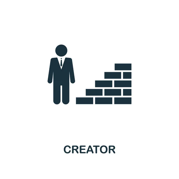 Creator icon. Premium style design from crowdfunding icon collection. UI and UX. Pixel perfect creator icon. For web design, apps, software, print usage. — Stock Vector