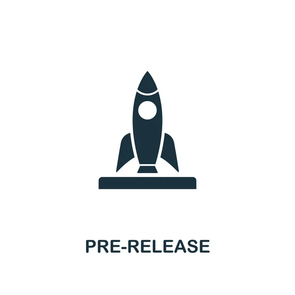 Pre-Release icon. Premium style design from crowdfunding icon collection. UI and UX. Pixel perfect pre-release icon. For web design, apps, software, print usage. — Stock Vector