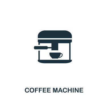Kahve makinesi simgesi. Sigorta primi tarzı tasarım kahve dükkanı simgesi koleksiyonundan. Kullanıcı arabirimi ve UX Pixel mükemmel kahve makinesi simgesi. Web Tasarım, apps, yazılım, yazdırma kullanım için.