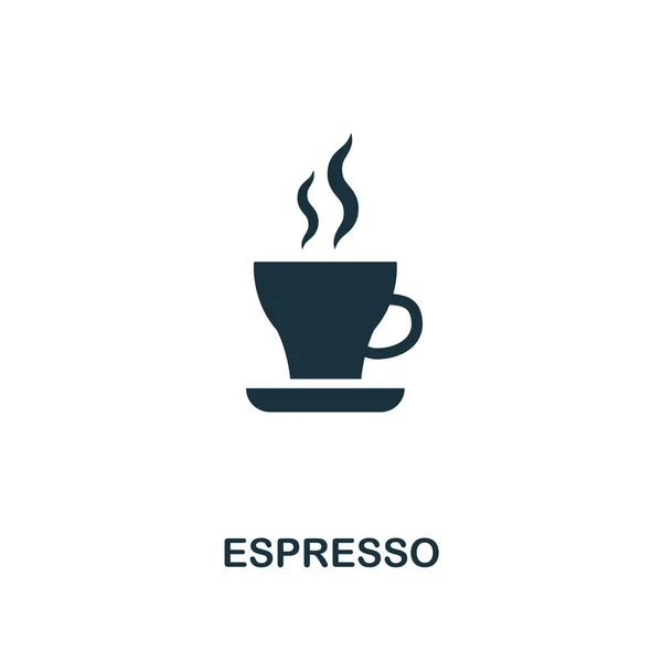 Ikona espresso. Design w stylu Premium z coffe shop kolekcja ikona. Ikona interfejsu użytkownika i Ux. Pixel doskonałego espresso. Projektowanie stron internetowych, aplikacji, oprogramowania, wydruków. — Zdjęcie stockowe