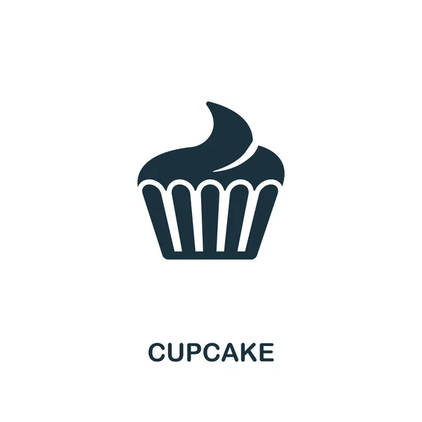 Ikona Cupcake. Design w stylu Premium z coffe shop kolekcja ikona. Ikona interfejsu użytkownika i Ux. Pixel idealne ciastko. Projektowanie stron internetowych, aplikacji, oprogramowania, wydruków. — Zdjęcie stockowe
