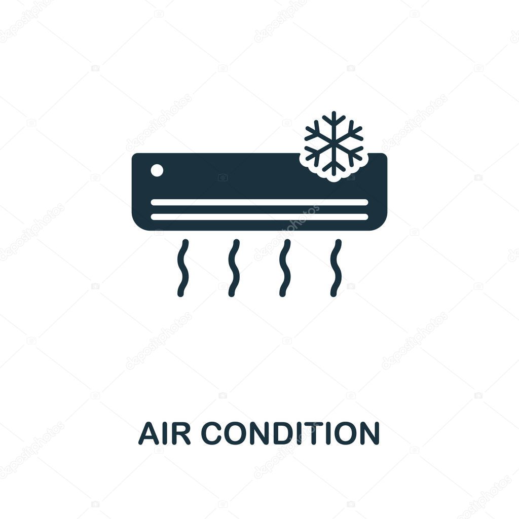 Air Condition icon. Premium style design from household icon collection. UI and UX. Pixel perfect air condition icon. For web design, apps, software, print usage.