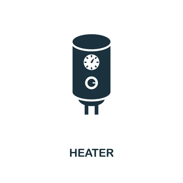 Heater icon. Premium style design from household icon collection. UI and UX. Pixel perfect heater icon. For web design, apps, software, print usage. — Stock Photo, Image