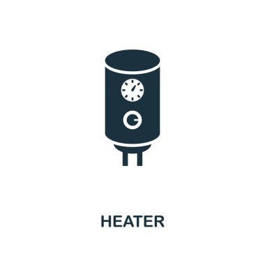 Isıtıcı simgesi. Sigorta primi tarzı tasarım ev simgesini koleksiyonundan. Kullanıcı arabirimi ve UX Pixel mükemmel ısıtıcı simgesi. Web Tasarım, apps, yazılım, yazdırma kullanım için.