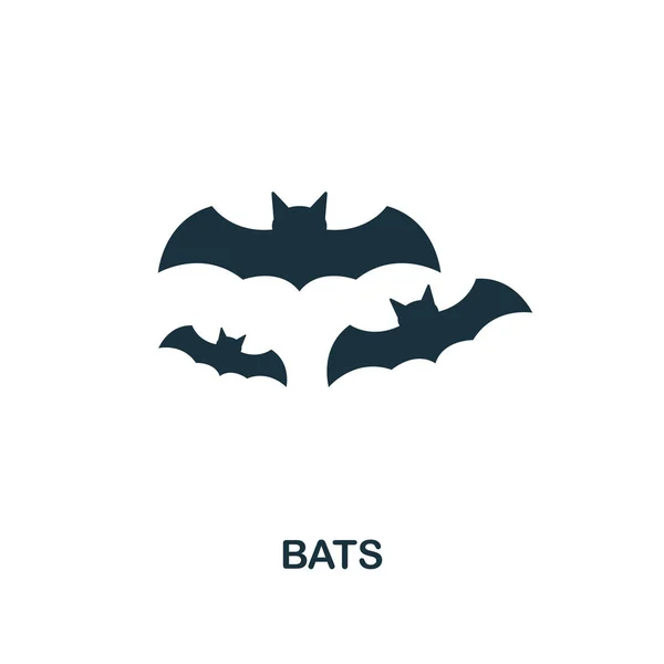 蝙蝠图标。从万圣节图标集合的高级风格设计。ui 和 ux 像素完美蝙蝠图标。适用于网页设计、应用程序、软件、打印使用. — 图库矢量图片