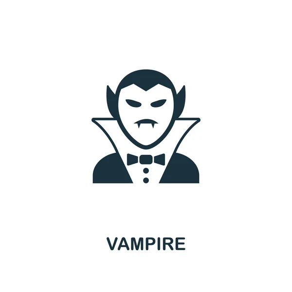 Vampirsymbol. Premium-Design aus der Halloween-Ikonensammlung. ui und ux. Pixel perfekte Vampir-Ikone. für Webdesign, Apps, Software, Printnutzung. — Stockvektor