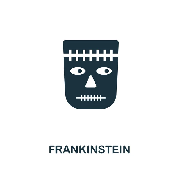 Icono de Frankinstein. Diseño de estilo premium de la colección de iconos de Halloween. UI y UX. Pixel perfecto icono de Frankinstein. Para diseño web, aplicaciones, software, uso de impresión . — Archivo Imágenes Vectoriales