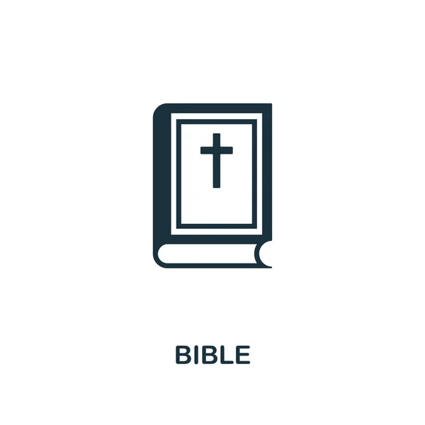 Библейская икона Дизайн в стиле Мбаппе из коллекции значков Хэллоуина. UI и UX. Пикантная библейская икона. Для веб-дизайна, приложений, программного обеспечения, использования печати . — стоковый вектор
