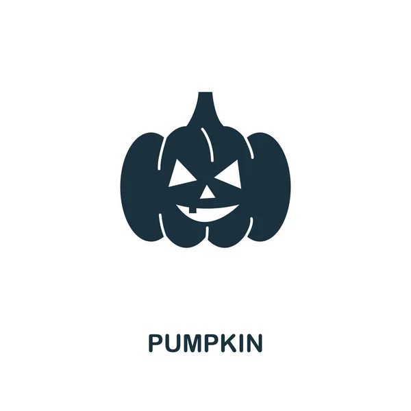 Icona di zucca. Design in stile premium dalla collezione di icone di Halloween. UI e UX. Icona di zucca perfetta pixel. Per web design, applicazioni, software, utilizzo di stampa . — Foto Stock