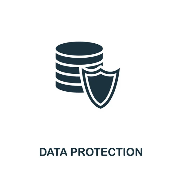 Icono de protección de datos. Diseño de estilo premium de colección de iconos de seguridad. UI y UX. Pixel perfecto icono de protección de datos para el diseño web, aplicaciones, software, uso de impresión . — Vector de stock
