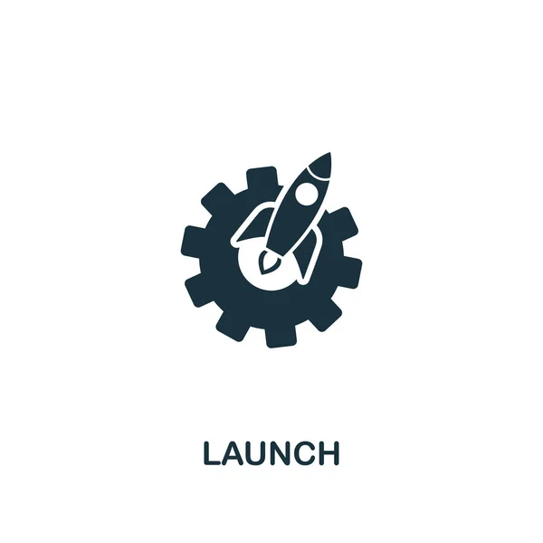 Launch icon. Premium style design from startup icon collection. UI and UX. Pixel perfect Launch icon for web design, apps, software, print usage. — Stock Vector